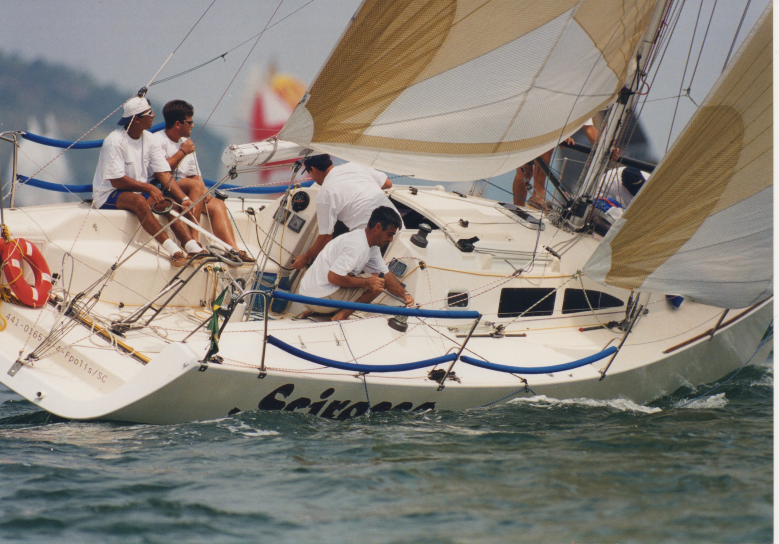Multimar 32 Scirocco racing under sail
