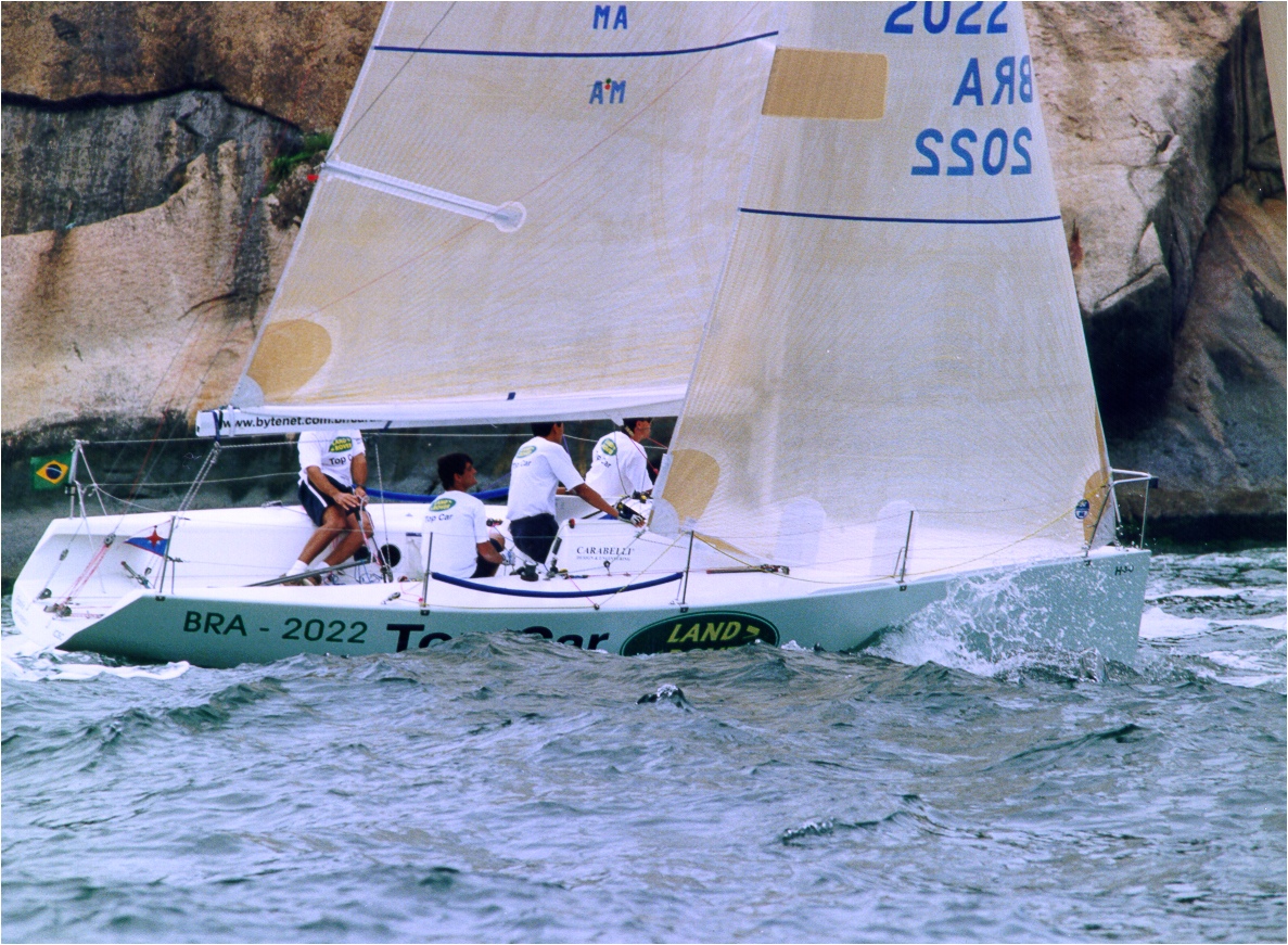 Carabelli ILC 25 racing sailboat on the water