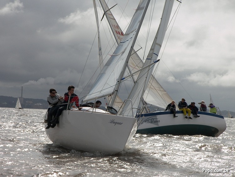 NEO 25 racing sailboats on the water
